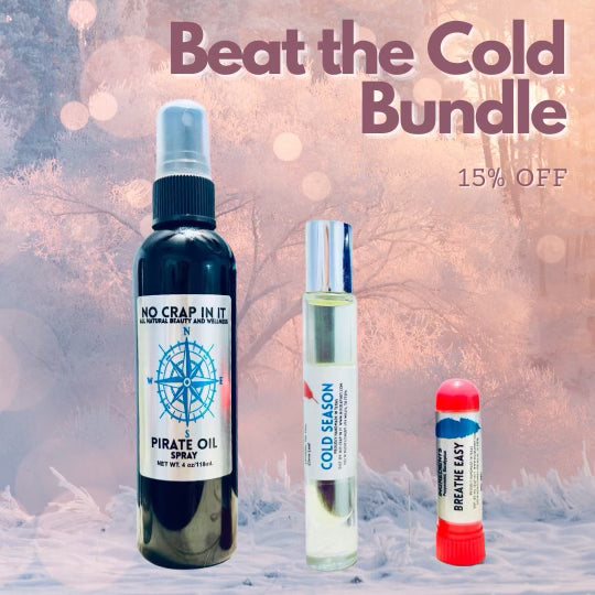 Beat The Cold (Breathe Easy Inhaler + Pirate Spray + Cold Season Roller)