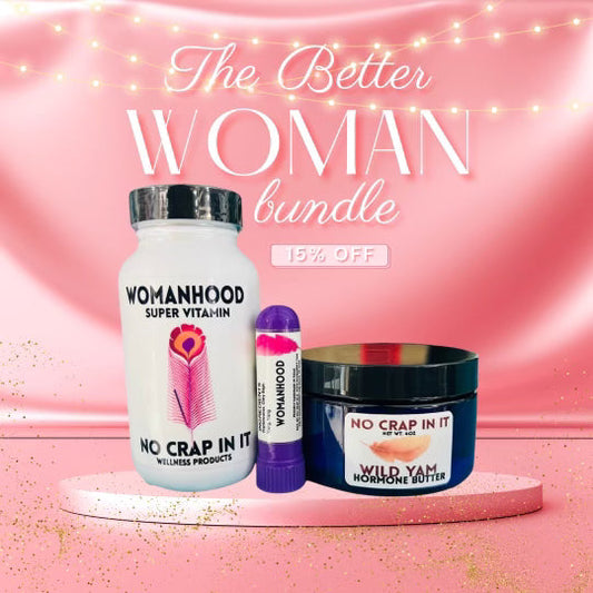 Womanhood Bundle (Inhaler, Vitamin, Wild Yam Butter)