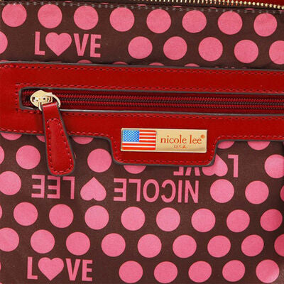 Nicole Lee USA Scallop Stitched Boston Bag